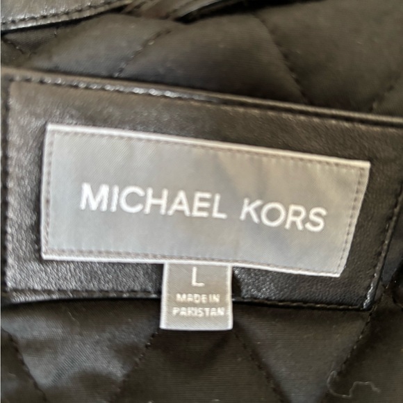 NWT Michael Kors 💯% Leather Jacket - Picture 8 of 14